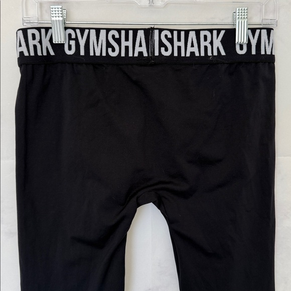 GYMSHARK Fit Seamless Leggings Size Medium Black/White - Picture 9 of 11